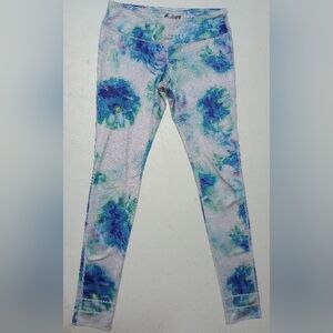 MPG Colorful Tie-Dye Leggings,Size M